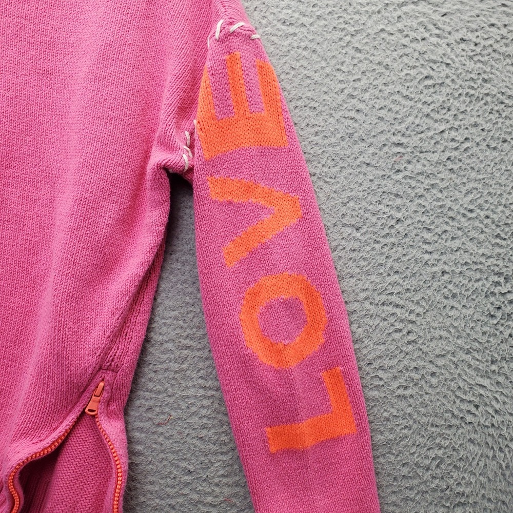 Lisa Todd Pink Sweater with Orange Accents - Picture 10 of 10